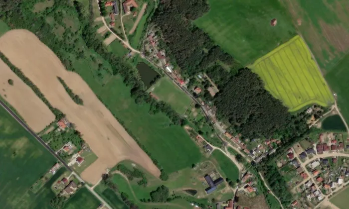 Rodinný dům Jakuba Demla – letecký pohled