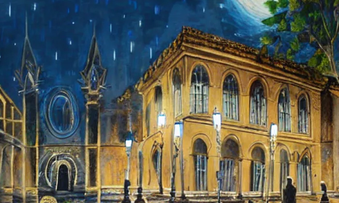 Rohanský palác – noc