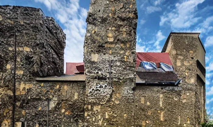Rokštejn – akvarel