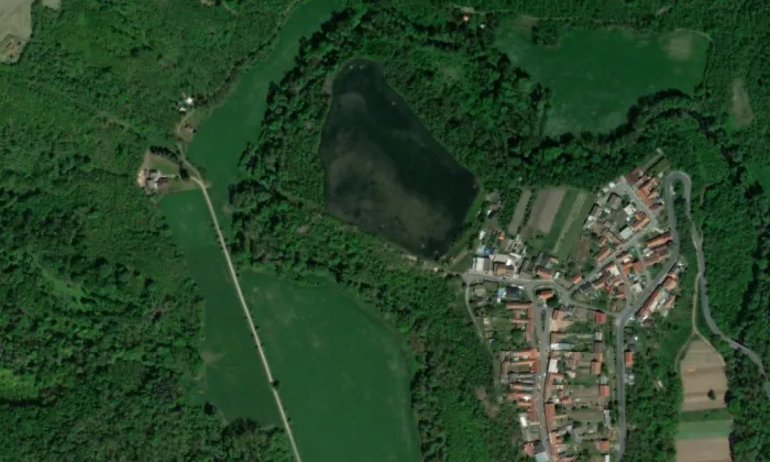 Rokyten – letecký pohled
