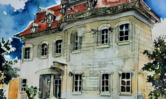 Ropice – akvarel
