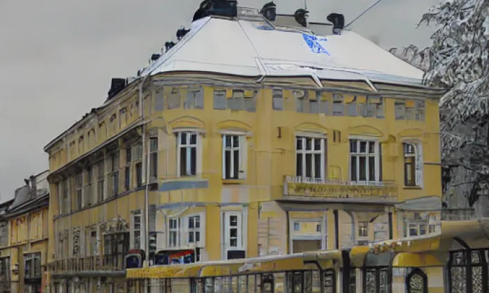Rothschildův zámek – zima