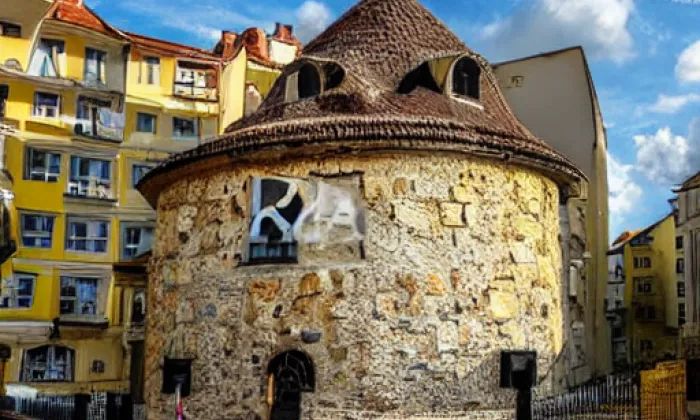 Rotunda svatého Kříže Menšího – winter