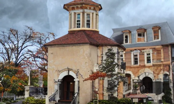 Rotunda svatého Longina v Praze – autumn