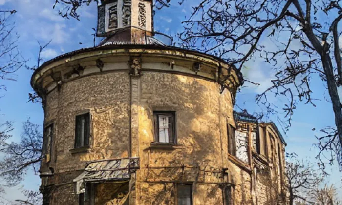 rotunda svatého Martina (Vyšehrad) – jaro