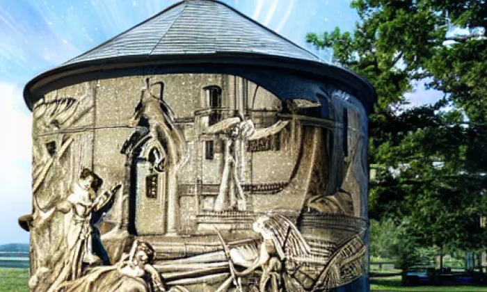 Rotunda svatého Petra a Pavla (Starý Plzenec) – noc