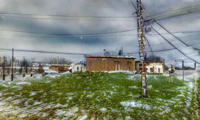 rozvodna Slavětice – winter