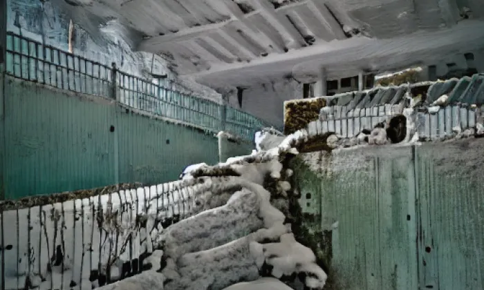 rozvodna Sokolnice – winter