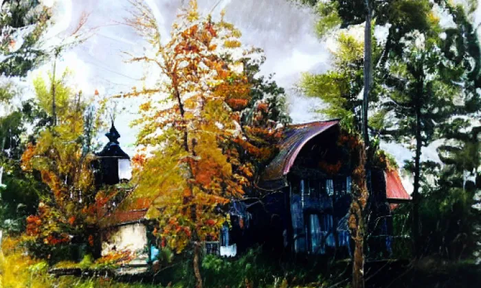 Rychlebský hrad – autumn