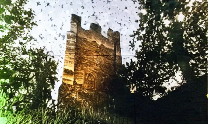Rychlebský hrad – noc