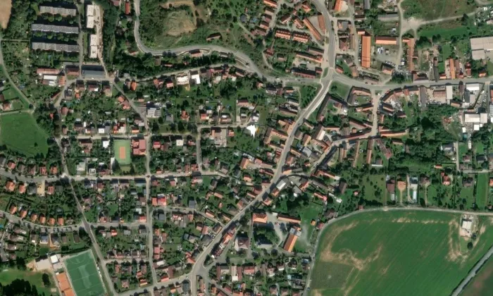 Sýpka čp. 306 – letecký pohled