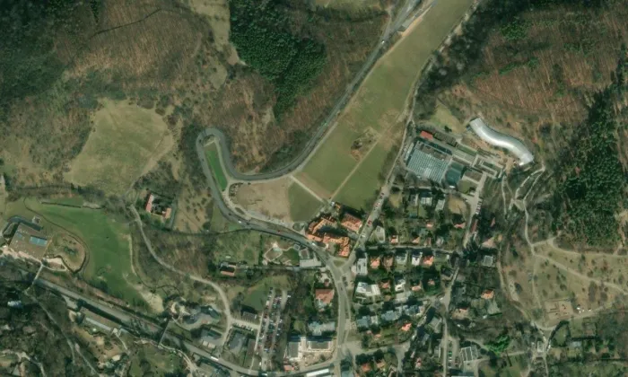 Salabka – letecký pohled
