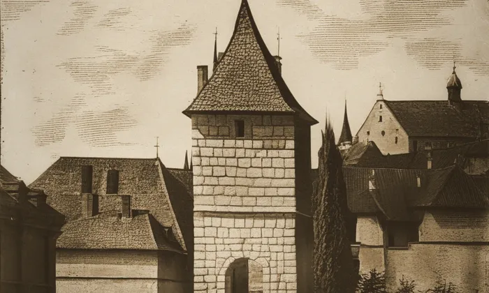 Saská brána – historical