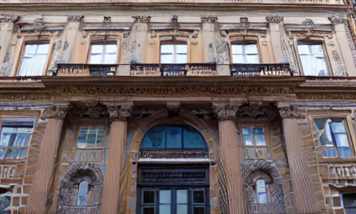 Schebkův palác – jaro
