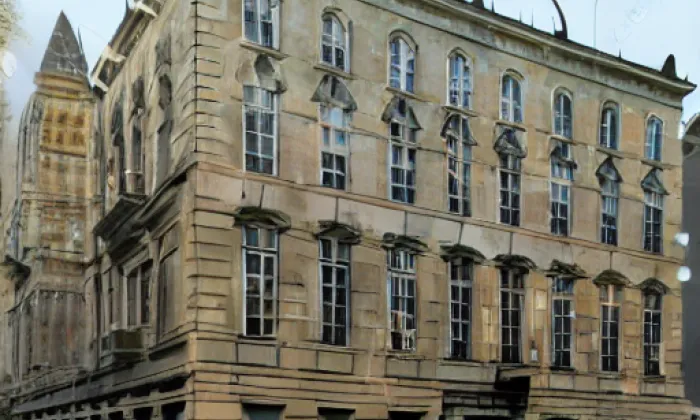Schrattenbachův palác – noc