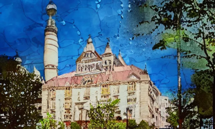 Severočeské muzeum v Liberci – akvarel