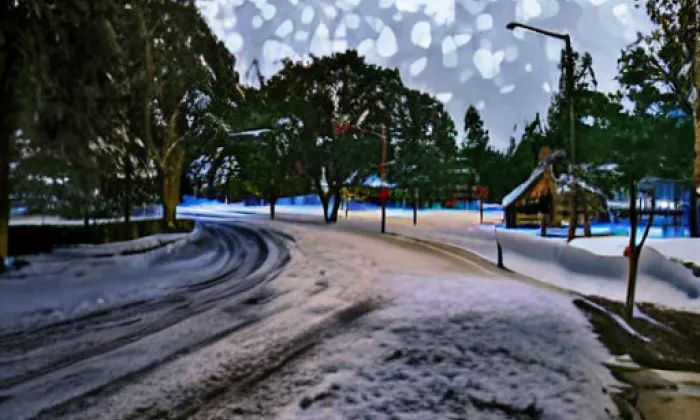 Slavětínská – winter