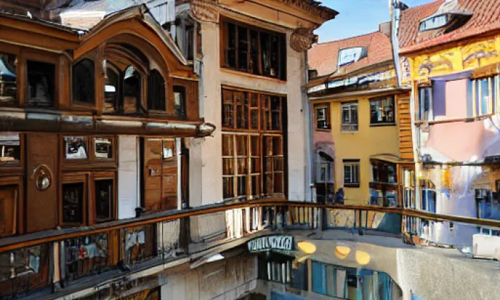 Slavná lázeňská města Evropy – akvarel