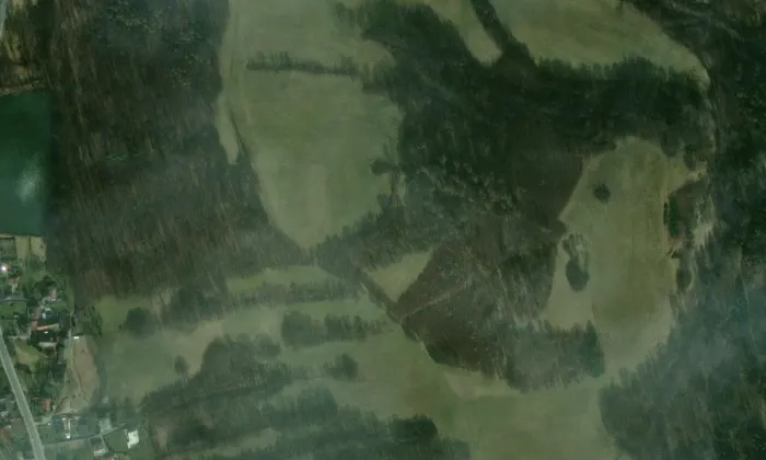 Slezská kalvárie – letecký pohled