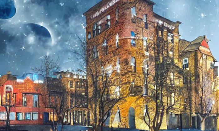 Smetanovy sady (Jihlava) – noc