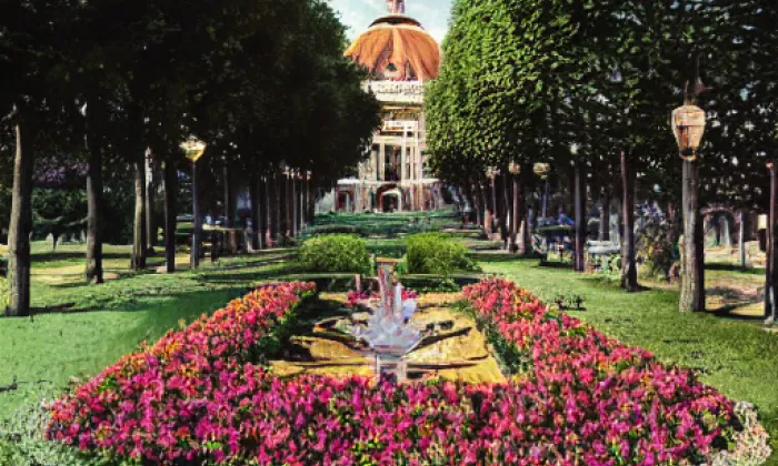 Smetanovy sady (Karlovy Vary) – summer