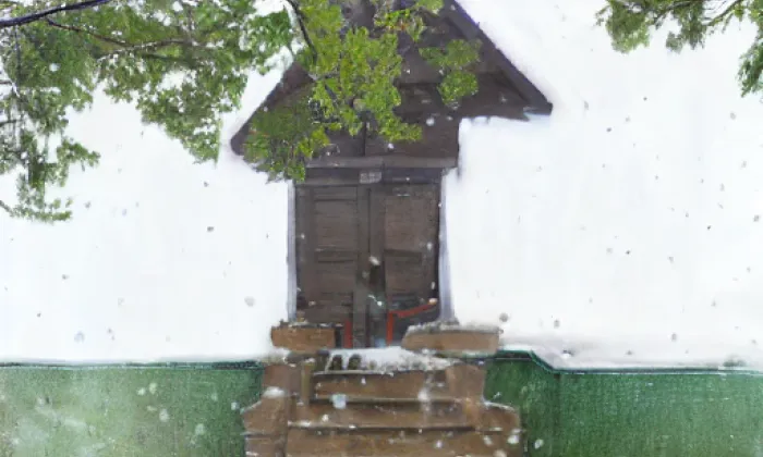 Socha Herkommana – Goliáše – winter