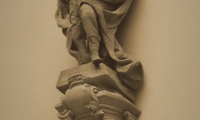 Socha Karla IV. (Karlovy Vary, 1739) – historická rekonstrukce