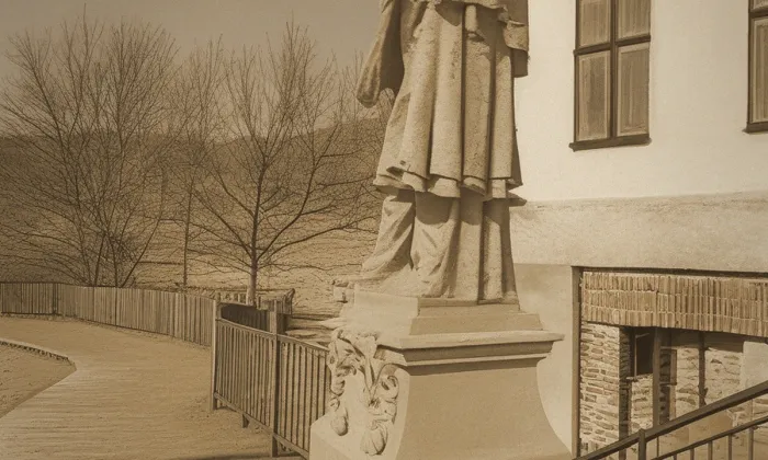 Socha svatého Jana Nepomuckého (Žerotínovo náměstí, Třebíč) – historická rekonstrukce