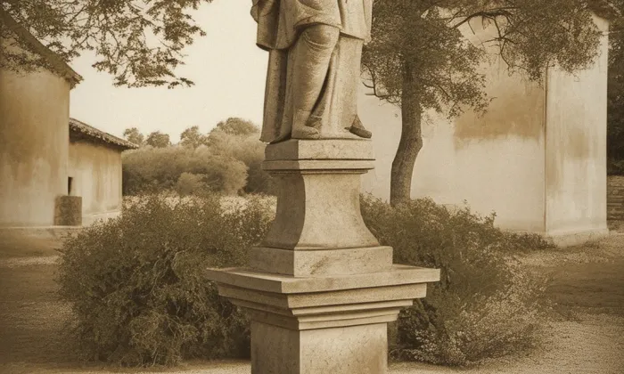 socha svatého Jana Nepomuckého (Krásné Údolí) – historická rekonstrukce