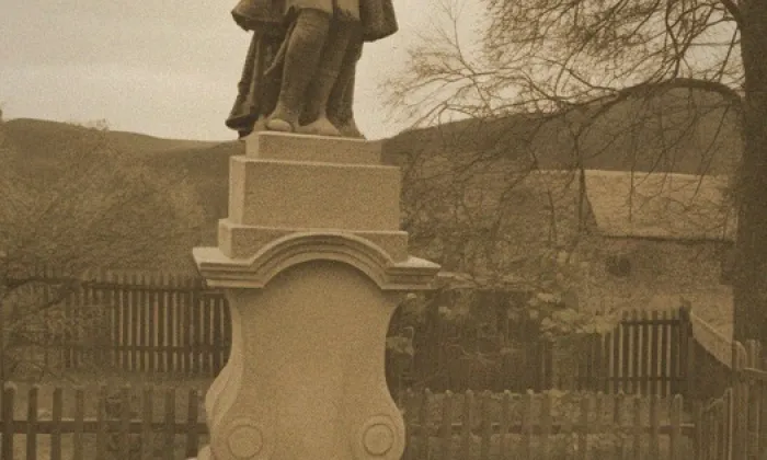 Socha svatého Jana Nepomuckého (Podlažice) – historická rekonstrukce
