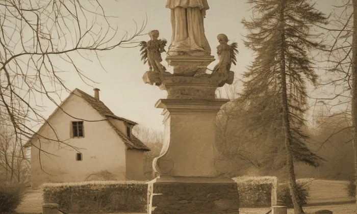 Socha svatého Jana Nepomuckého (Sezemice) – historická rekonstrukce