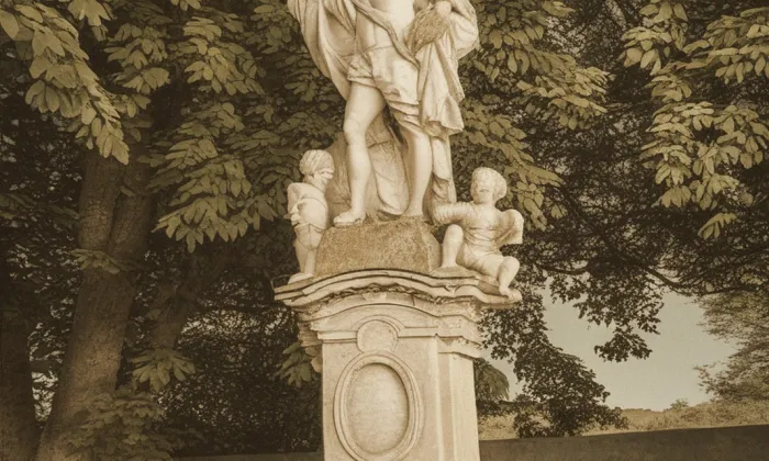 Socha svatého Jana Nepomuckého (Včelákov) – historická rekonstrukce