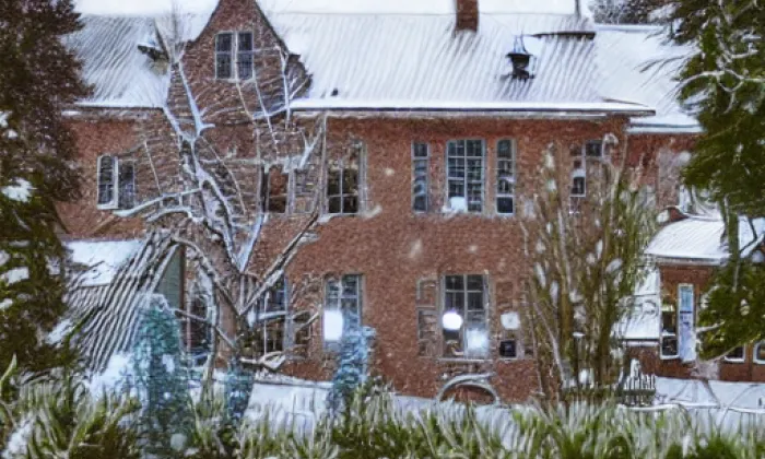 sokolovna v Rakovníku – winter