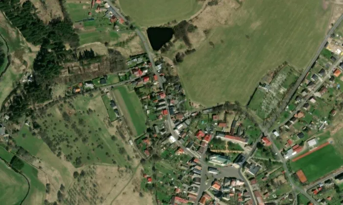 soubor městských domů, Havlíčkova 30 a 31 – letecký pohled