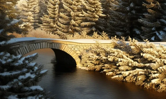 Soubor plavebních kanálů na Šumavě – winter