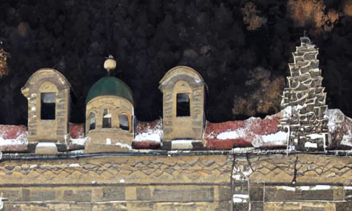 Sousoší Olivetské hory – noc