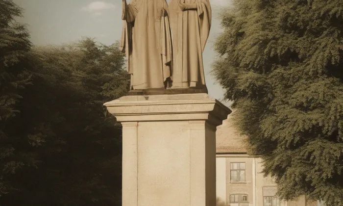 Sousoší svatého Cyrila a Metoděje – historical