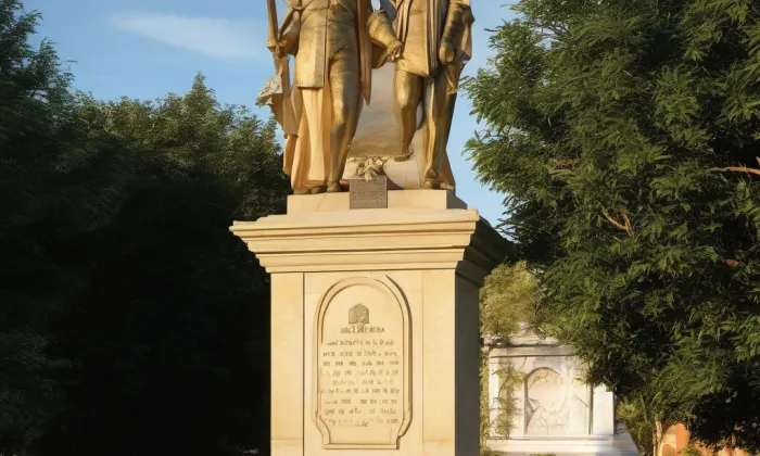 Sousoší svatého Cyrila a Metoděje – léto