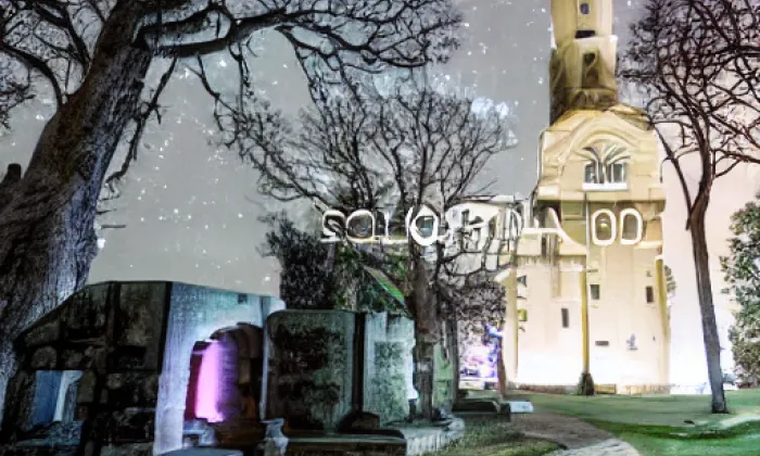 Spitznerovy sady – noc