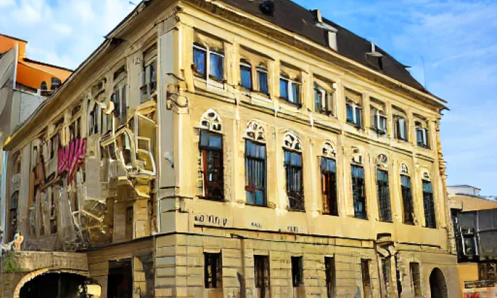 Společenský dům Bruntál – noc