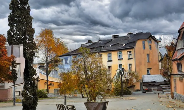 Společenský dům ve Františkových Lázních – autumn
