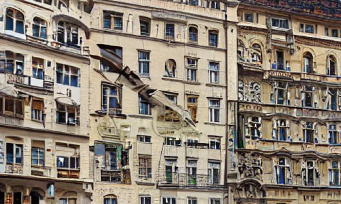Spolkový dům Hlahol – akvarel