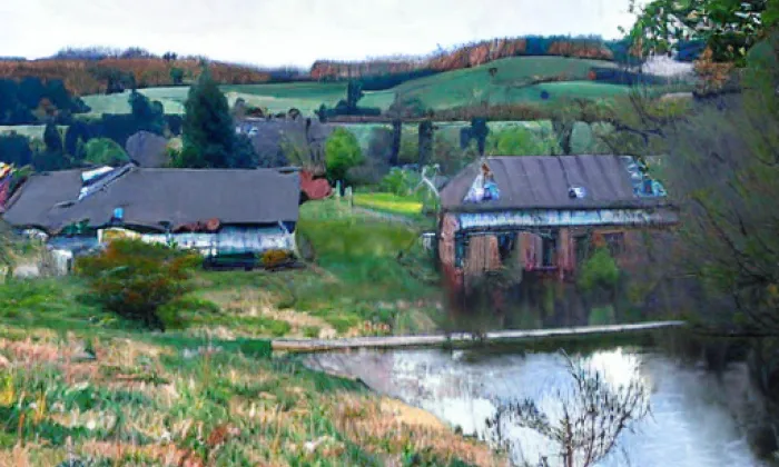 Srbecká lávka – spring