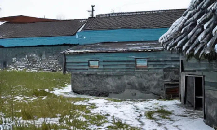 Srbecká lávka – winter