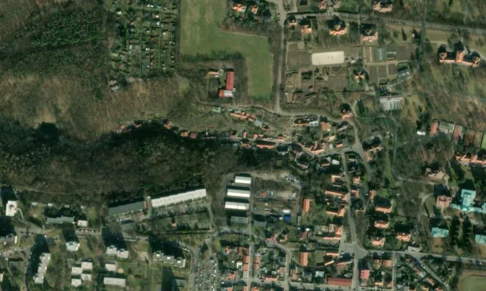 Staré Bohnice – letecký pohled