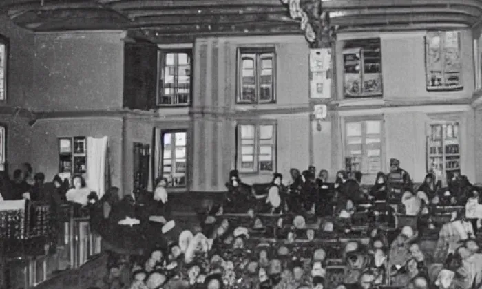 Starý kostel svatého Jana Křtitele (sv. Barbory) – podzim
