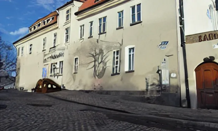 staré proboštství na Vyšehradě – spring
