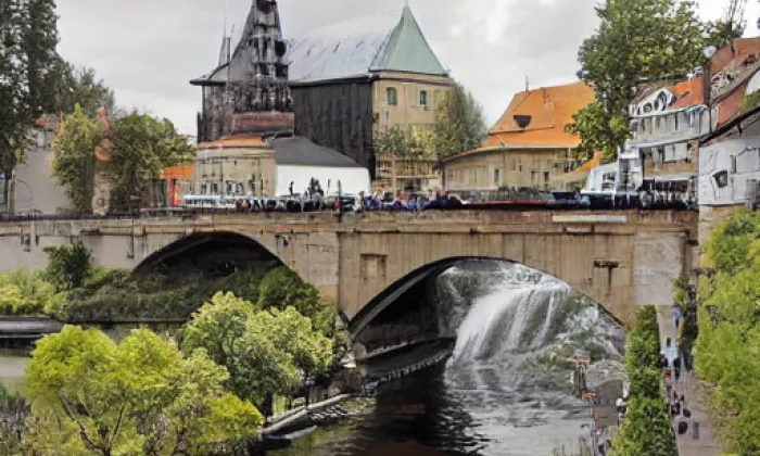 starý zákupský most – léto
