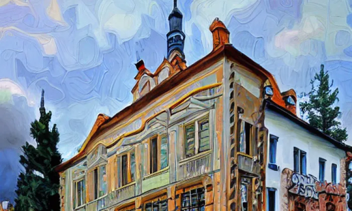 Starý zámek Velké Březno – autumn