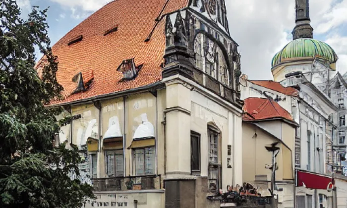 Staronová synagoga – léto